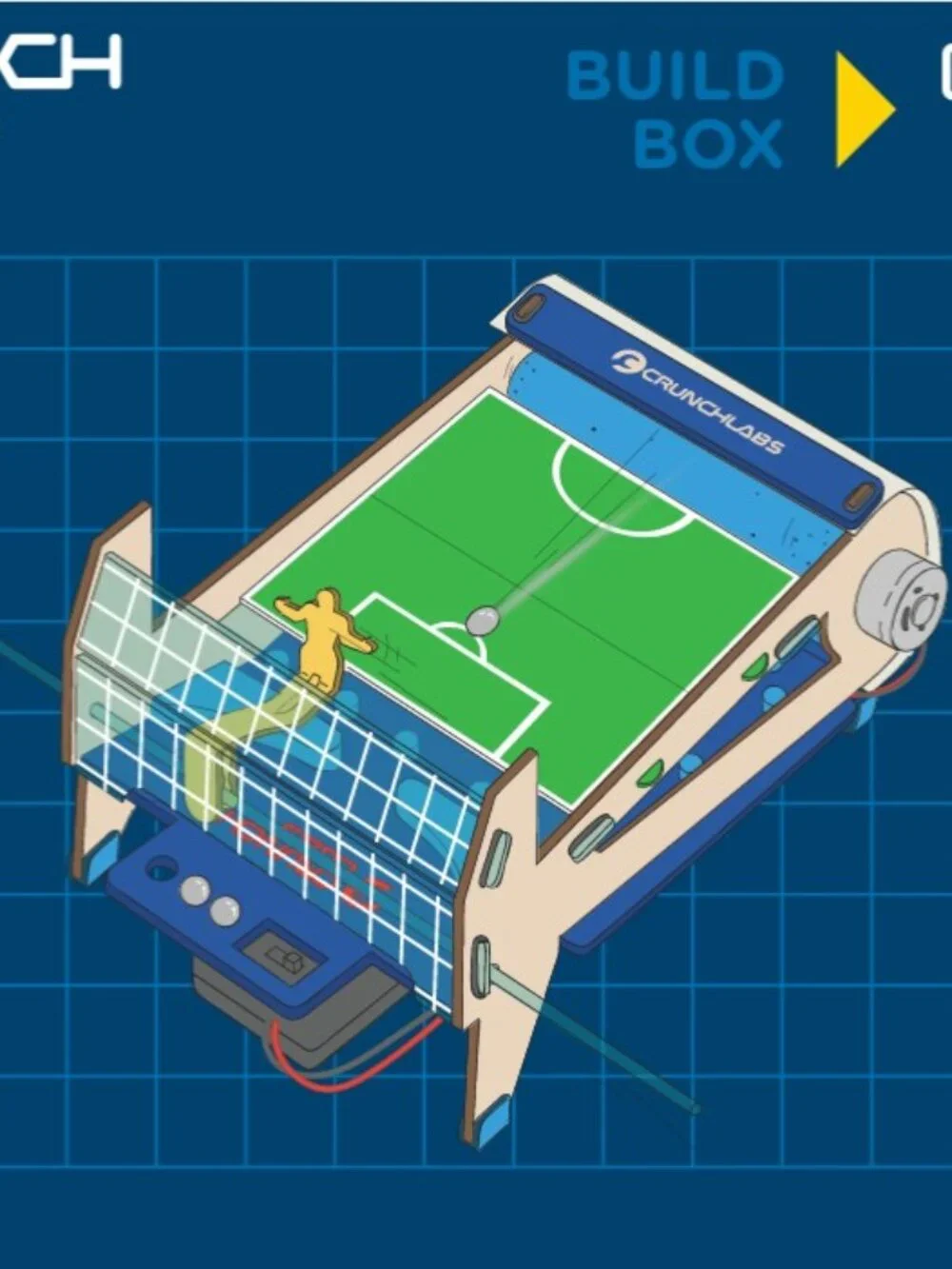 NEW Crunch Labs Galton’s Goalie Build Box #13 by Mark Rober STEM Math Toy Kit